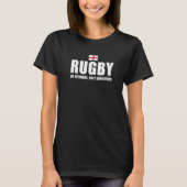 Rugby No Winners Only Survivors England Rugby 1 T-Shirt (Vorderseite)