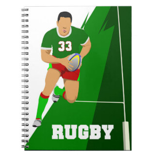 Rugby-Notebooks Notizblock