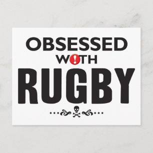Rugby Obsessed Postkarte