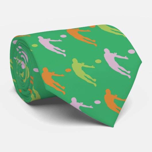 Rugby Pass Design Neck Tie Krawatte (Gerollt)