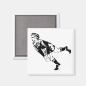 Rugby Pass für Damen Magnet (Vorderseite/Rückseite)