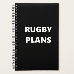 Rugby Planner Sportthema Rugby Pläne Planer