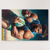 Rugby Player 1014 Stück Jigsaw Puzzle (Horizontal)