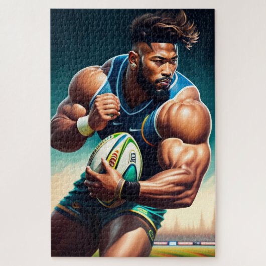 Rugby Player 1014 Stück Jigsaw Puzzle (Vertikal)