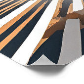 Rugby Player Art Print Poster (Ecke)