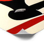 Rugby Player Art Print Poster (Ecke)