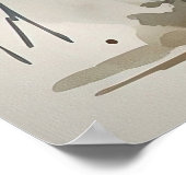 Rugby Player Art Print Poster (Ecke)