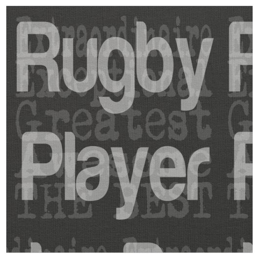 Rugby Player Extraordinaire Stoff (Nahaufnahme)