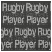 Rugby Player Extraordinaire Stoff (Muster)