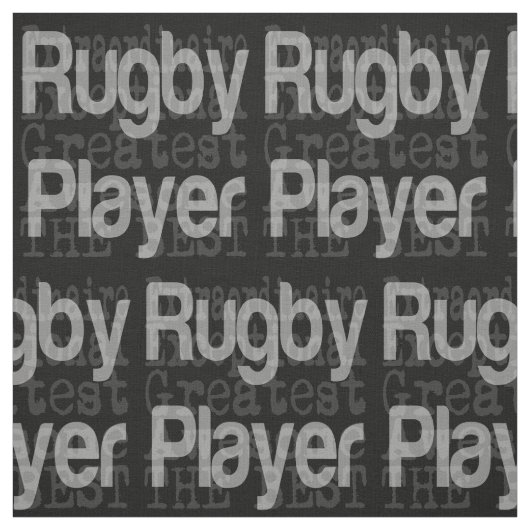 Rugby Player Extraordinaire Stoff (Muster)