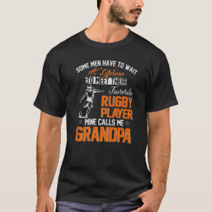 Rugby Player Mine nennt mich Grandpa Rugby-Geschen T-Shirt