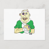 RUGBY PLAYER POSTKARTE (Vorderseite)