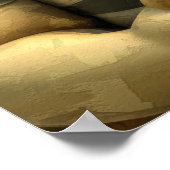 Rugby Player - Rugby-Malerei Poster (Ecke)