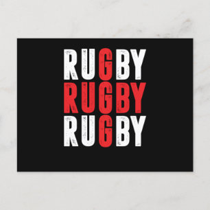 Rugby Player Rugby Team Rugby Football Gift Postkarte