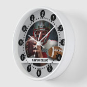 Rugby Player | Sportgeschenke Uhr (Winkel)