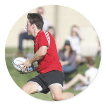 Rugby Player-Sticker