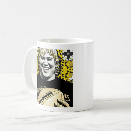 Rugby Player-Tasse Kaffeetasse (Vorderseite Links)