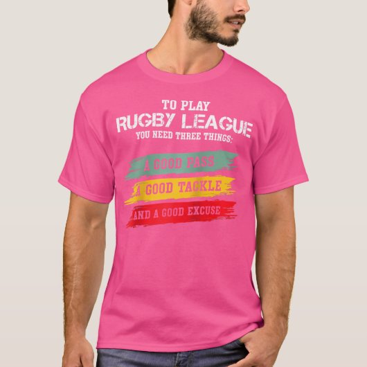 Rugby-Player und Racker-Down oder Touchdown für Am T-Shirt (Vorderseite)