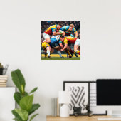 Rugby Players Kunstdruckerei Poster (Heimbüro)