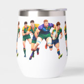 Rugby Players Wine Tumbler (Links)