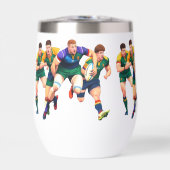 Rugby Players Wine Tumbler (Vorderseite)