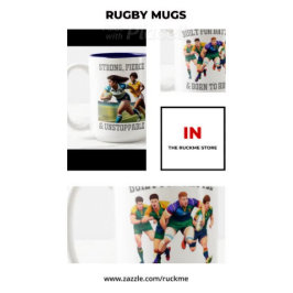 Rugby Players Zwei-Tone-Tasse Zweifarbige Tasse
