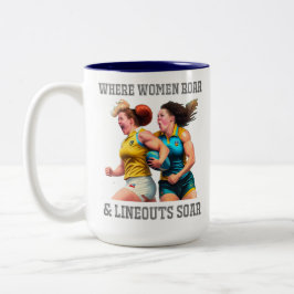 Rugby Players Zwei-Tone-Tasse Zweifarbige Tasse