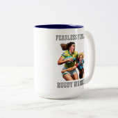 Rugby Players Zwei-Tone-Tasse Zweifarbige Tasse (VorderseiteRechts)
