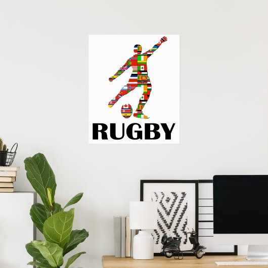 Rugby Poster (Heimbüro)
