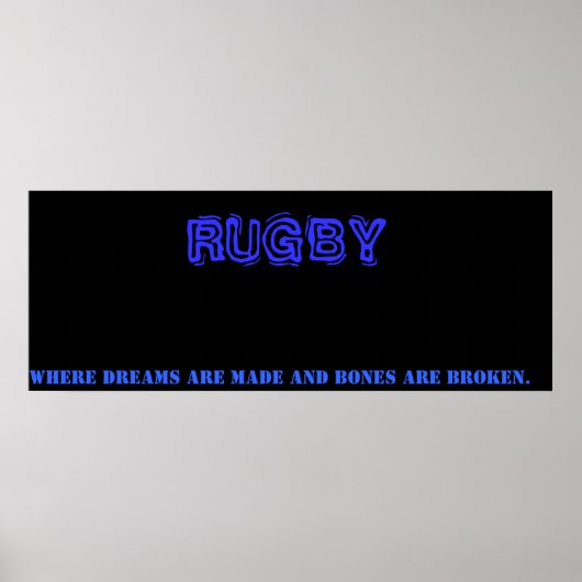 Rugby Poster (Vorne)