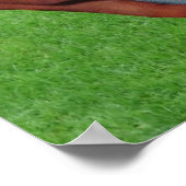 Rugby-Poster Poster (Ecke)