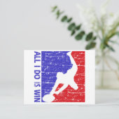 Rugby Postkarte (Stehend Vorderseite)