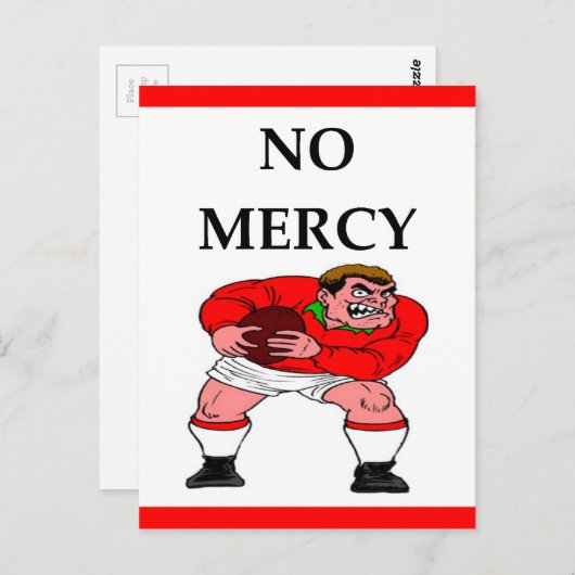 Rugby Postkarte (Vorne/Hinten)