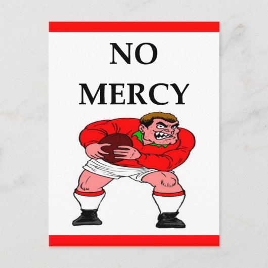 Rugby Postkarte (Vorderseite)