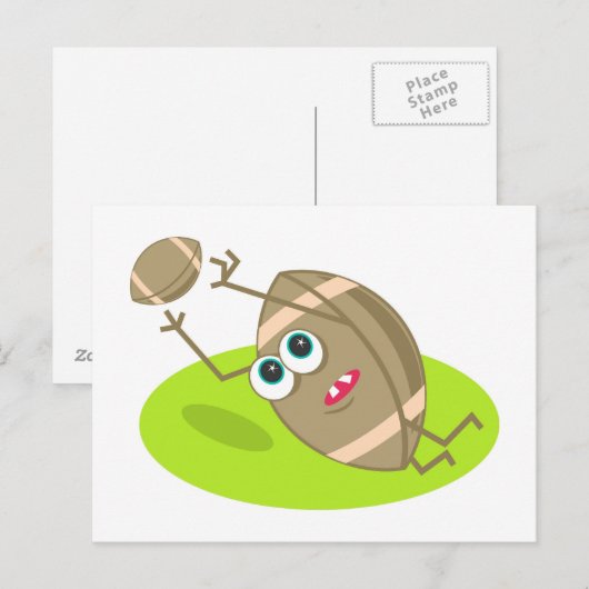 Rugby Postkarte (Vorne/Hinten)