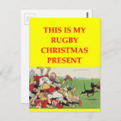 RUGBY POSTKARTE (Vorne/Hinten)