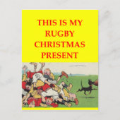 RUGBY POSTKARTE (Vorderseite)