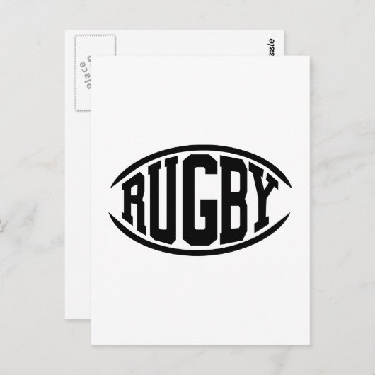 Rugby Postkarte (Vorne/Hinten)