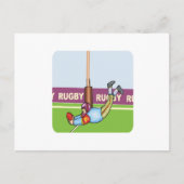 Rugby Postkarte (Vorderseite)
