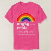 Rugby Pride LGBTQIA Gay T-Shirt (Design vorne)