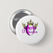 Rugby-Prinzessin Button (Vorne & Hinten)