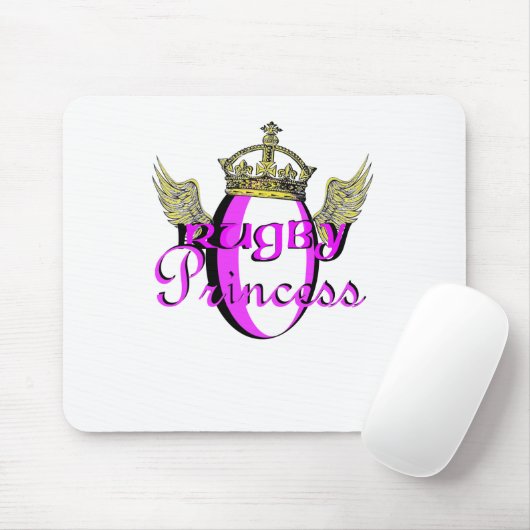 Rugby-Prinzessin Mousepad (Mit Mouse)