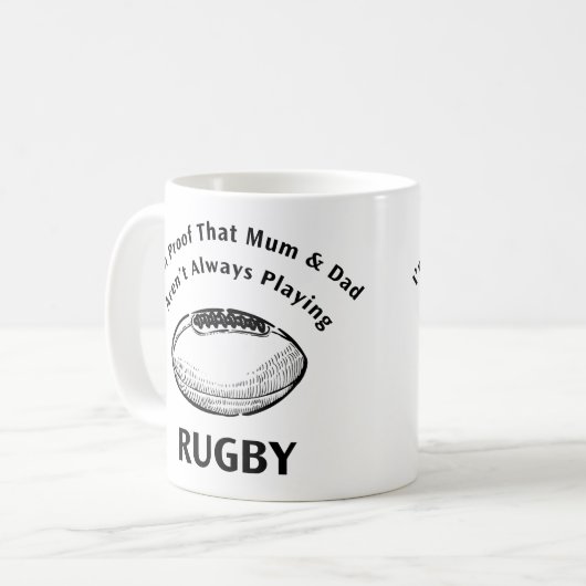 Rugby Proof Tasse (Vorderseite Links)