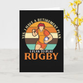 Rugby-Rentenplan Rugby Karte (Gelbe Blume)