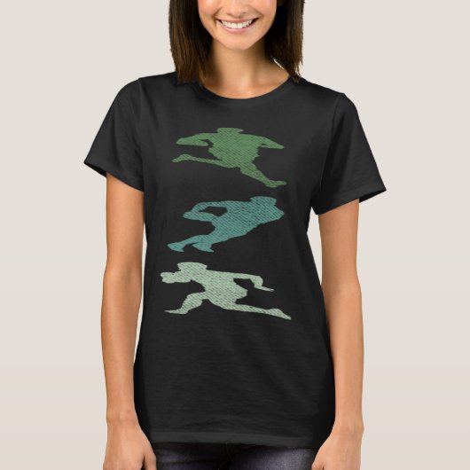 Rugby Retro Player T-Shirt (Vorderseite)