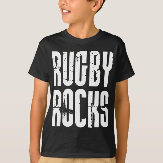 Rugby Rocks T-Shirt (Vorderseite)