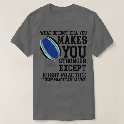Rugby Rugby Player T-Shirt (Design vorne)