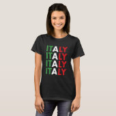 Rugby Rugby Rugby Rugby Rugby Italien Rugby T-Shirt (Vorne ganz)