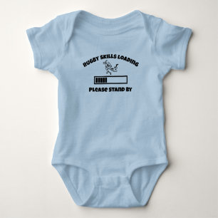 Rugby Skills Loading Baby Boy One Piece Strampler