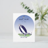 Rugby-Sklave, Tony Farenandes Postkarte (Stehend Vorderseite)